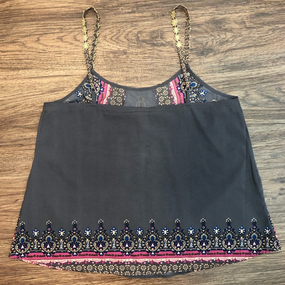 Gimmicks Boho Tank Top Embroidered Floral - Picture 5 of 7